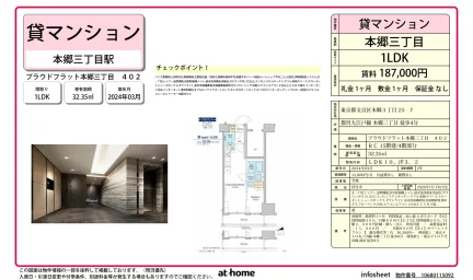 プラウドフラット本郷三丁目 0