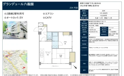 グランデュール六義園 204号 0