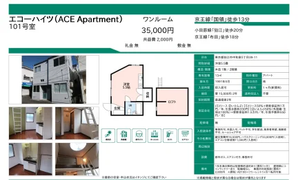 エコーハイツ 101号 0