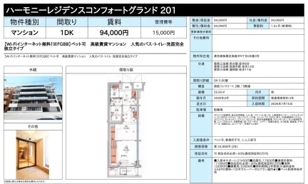 ハーモニーレジデンスコンフォートグランド 201号 0