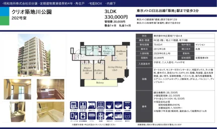 クリオ築地川公園 202号 0