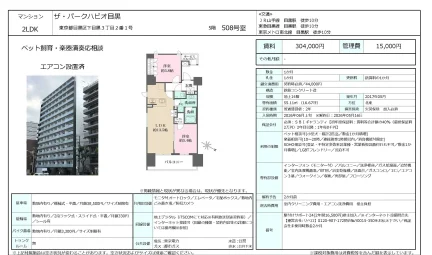 ザ・パークハビオ目黒 508号 0
