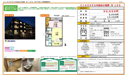 CLASSEUM 仙台小田原 IV 106 106号 0