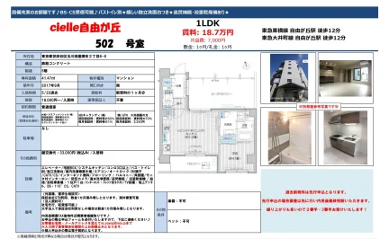 cielle自由が丘 502 0