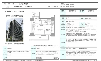 ザ・パークハビオ巣鴨 1114号 0