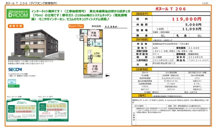 ボヌール T 206 206号 0