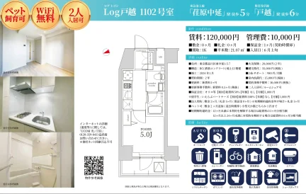 Log戸越 1102号室 1102号 0