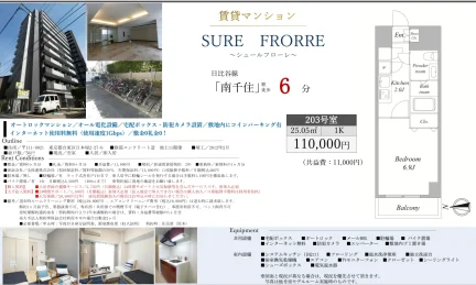シュールフローレ 203号 0