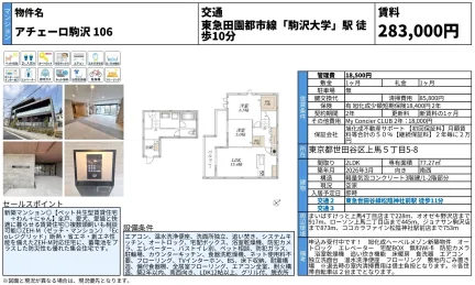 アチェーロ駒沢 106号 0