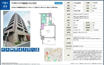 FORESTA戸越銀座 (202号室) 202号 0