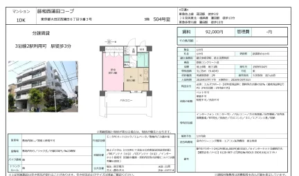 藤和西蒲田コープ 504号 0