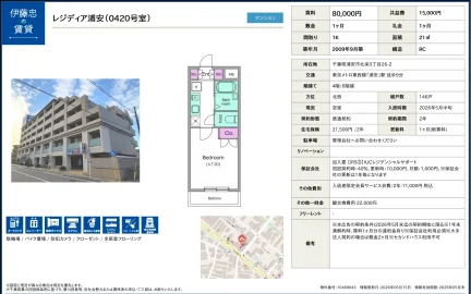 伊藤忠レジディア浦安 0420号 0