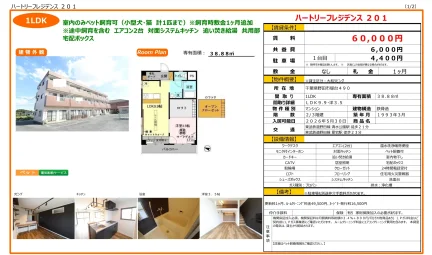 ハートリーフレジデンス 201 201号 0