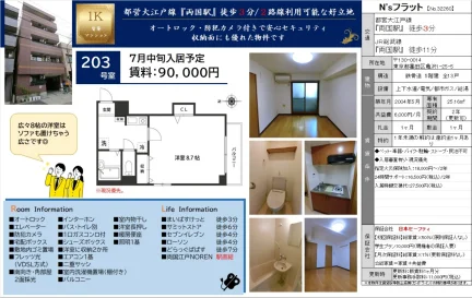 N'sフラット 203号 0
