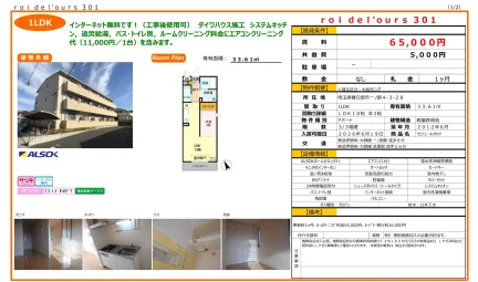 セジュールオッツ 301号 0