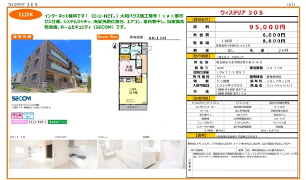 セジュール Newレセンテ 305号 0