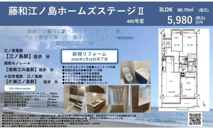 藤和江ノ島ホームズステージⅡ 405号 0