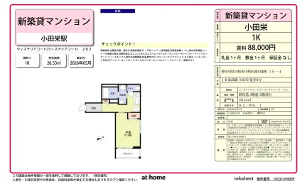 ウィステリアコート 202号 0