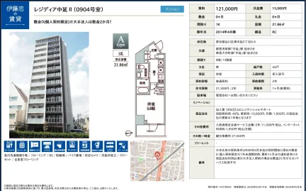 レジディア中延 Ⅱ 0904号 0