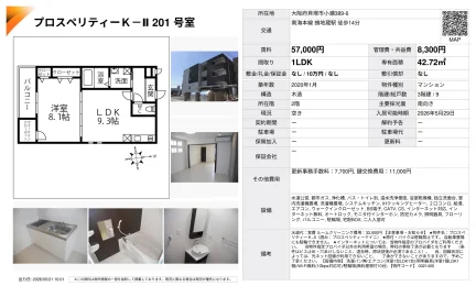 プロスペリティーK-II 201号室 201号 0