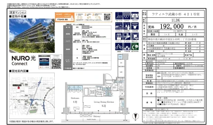 ラティエラ武蔵小杉 421号 0