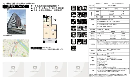 エレット長町 1305号室 0