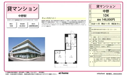 エスティメゾン高円寺 103号 0