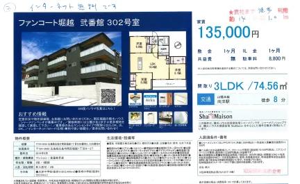 ファンコート堀越 弐番館 302号 0