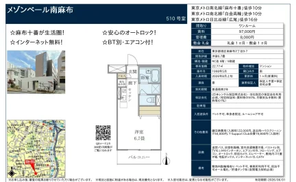 メゾンベール南麻布 510号 0