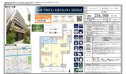 RJR プレシア菊川駅前 307号室 307号 0