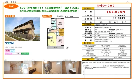 セジュールウィット 2DK 0