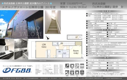 エテルノヴァローレ石神井公園 201号室 201号 0