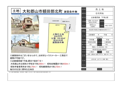 奈良県大和郡山市額田部北町 売地 0