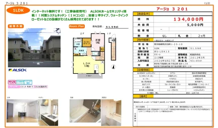 セジュールウィット 201号 0