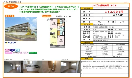 ノーブル浦和美園 205号 0