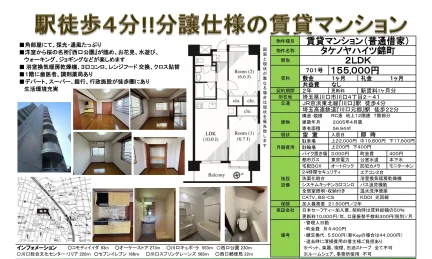 タケノヤハイツ錦町 701号 0