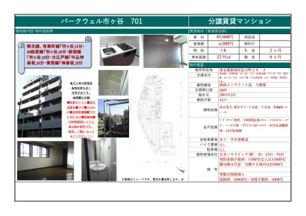 パークウェル市ヶ谷 701 701 0