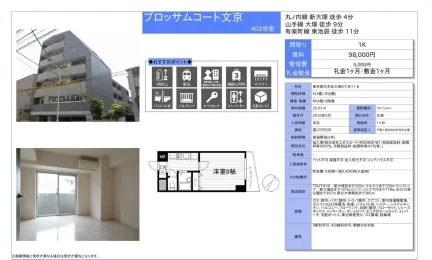 ブロッサムコート文京 402号 0