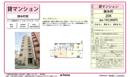 ドゥーエ錦糸町 0