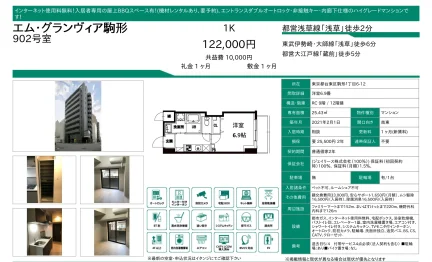 エム・グランヴィア駒形 902号 0