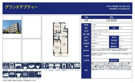 グランドアプティー 208号 0