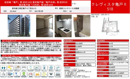 クレヴィスタ亀戸 518号 0