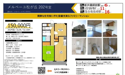 メルベーユ松が丘 202号 0