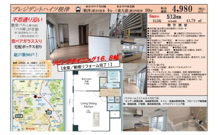 プレジデントハイツ根津 513号 0