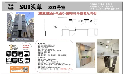 SUI浅草 301号 0