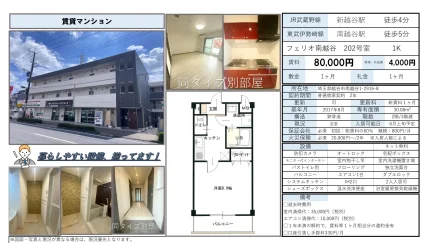 フェリオ南越谷 202号 0