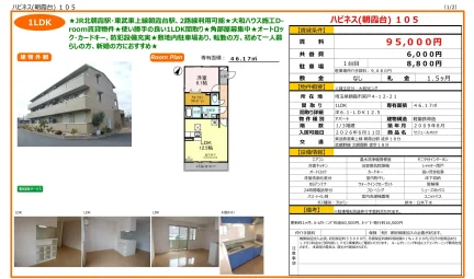 セジュールオッツ 105号 0