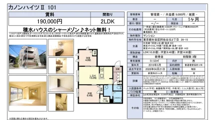 カノンハイツⅡ 101 101号 0