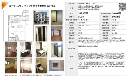 カーサスプレンディッド麻布十番駅前 302号室 302号 0