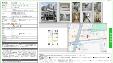 ハピネスガーデン新大阪 605号 0